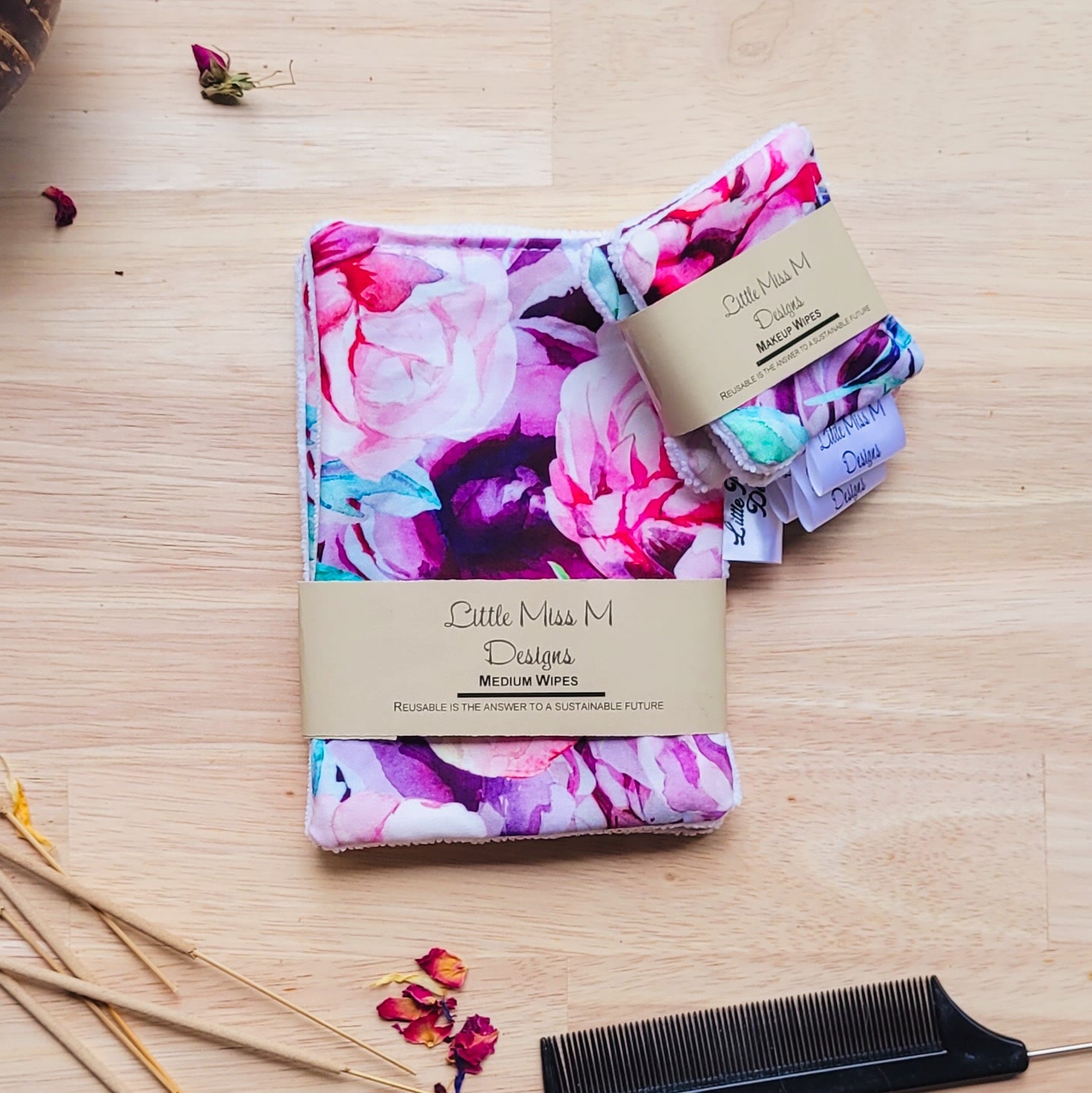 Floral Makeup Wipes
