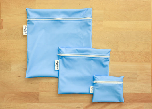 Blue Snack Bags