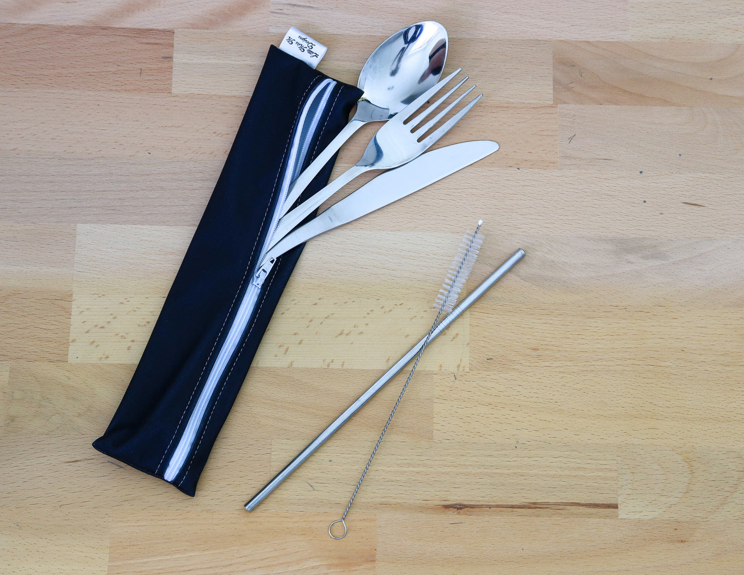 Black Cutlery Pouch