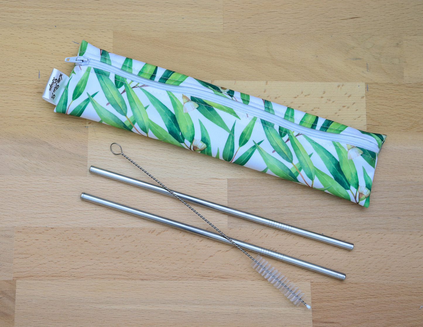 Flowering Gum Straw Pouch
