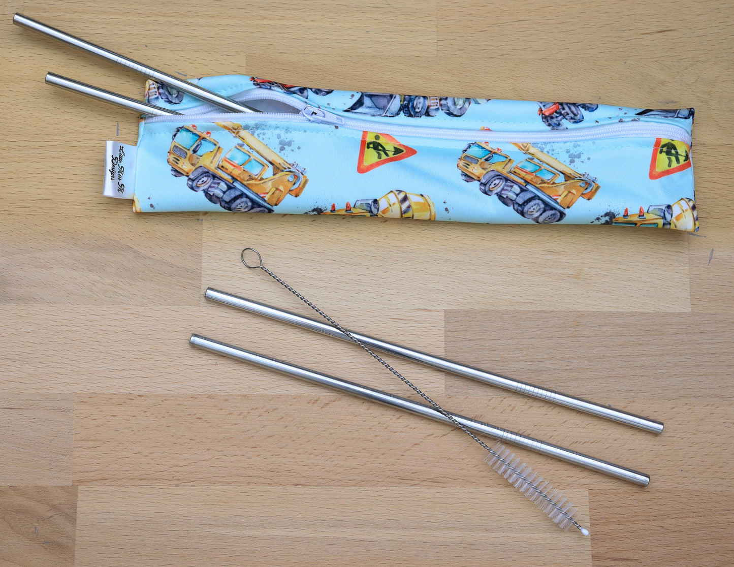 Construction Straw Pouch