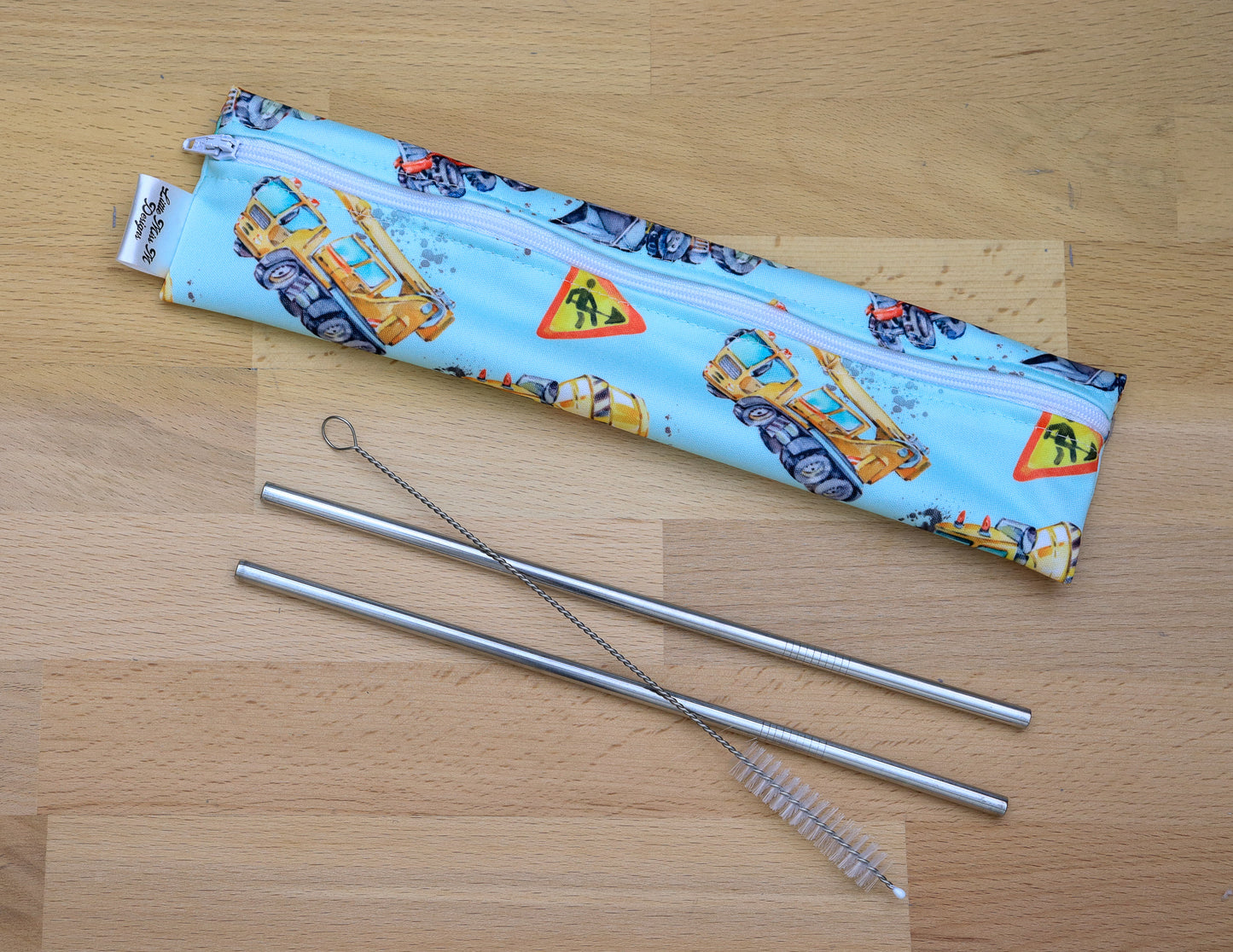 Construction Straw Pouch
