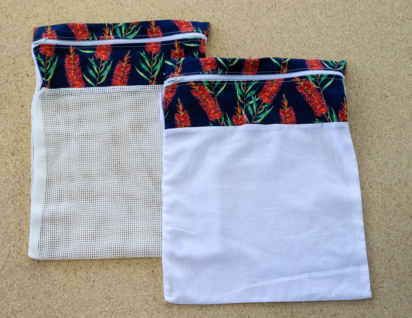 Navy Bottlebrush Produce Bags