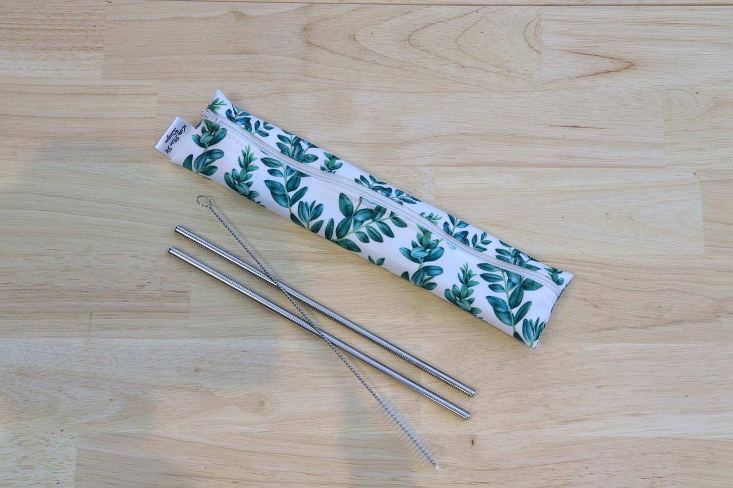 Branches of Beauty Straw Pouch