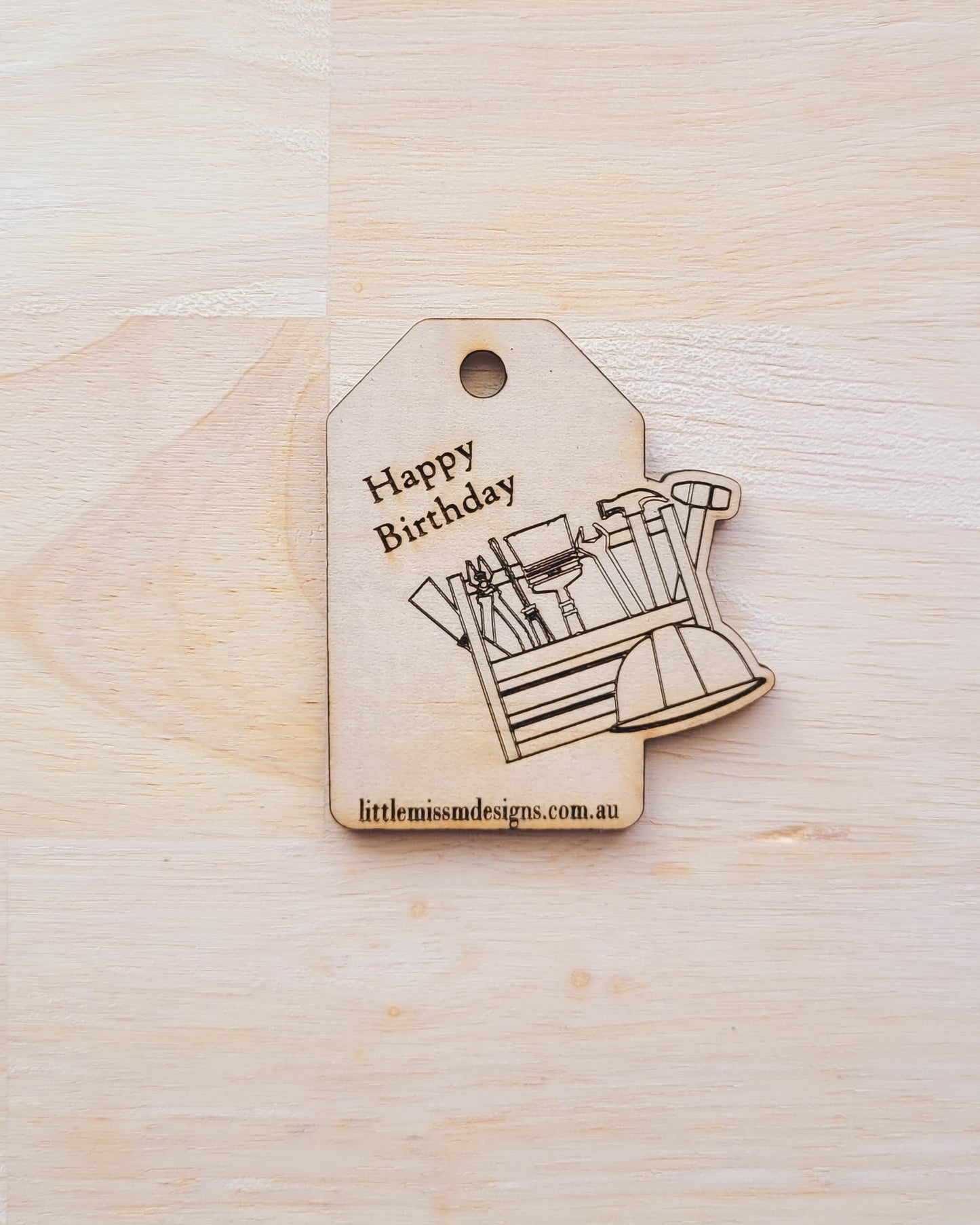 Mixed Pack of 6 Happy Birthday Reusable Gift Tags His
