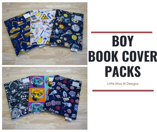 Boy Pack Book Covers Scrapbook