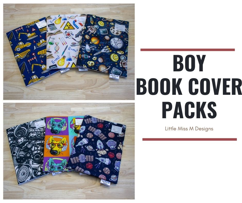 Boy Pack Book Covers
