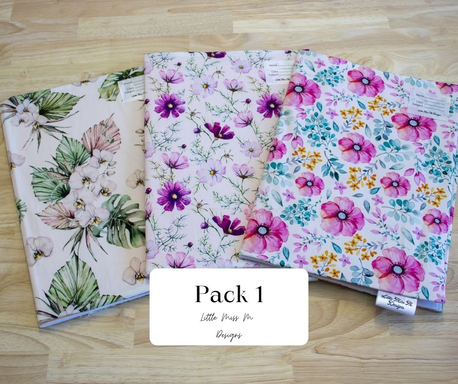 Girly Pack Book Covers Scrapbook