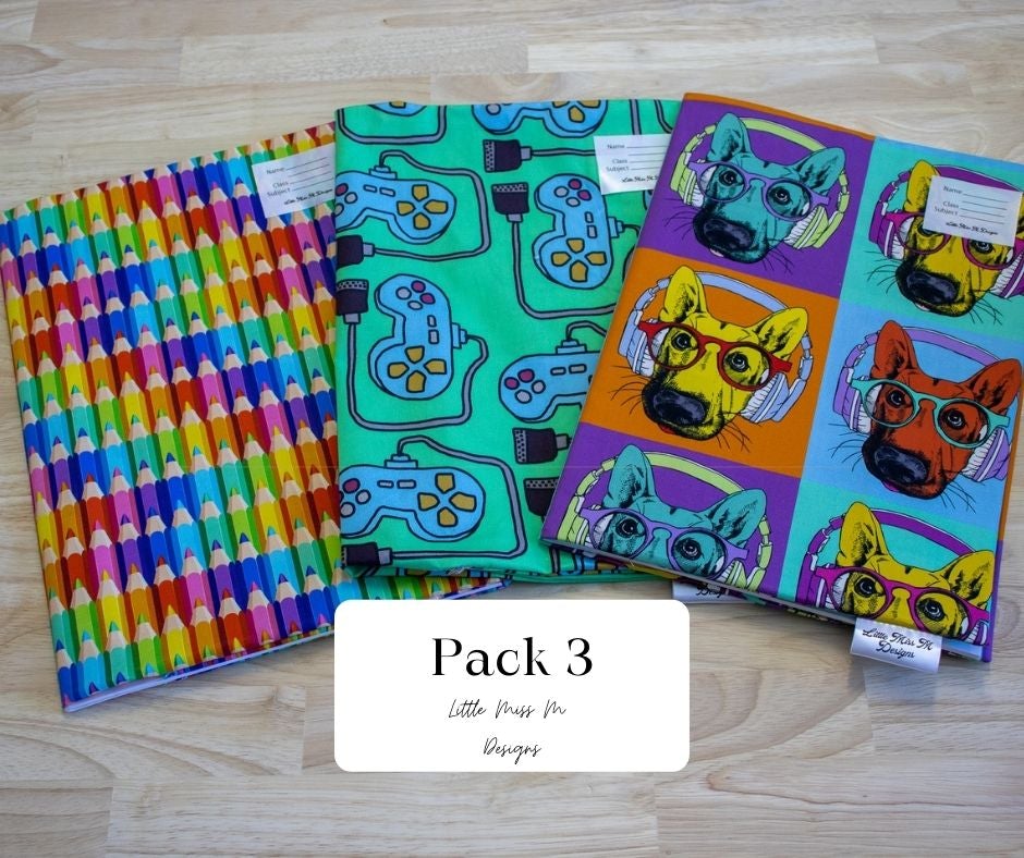 Boy Pack Book Covers Scrapbook
