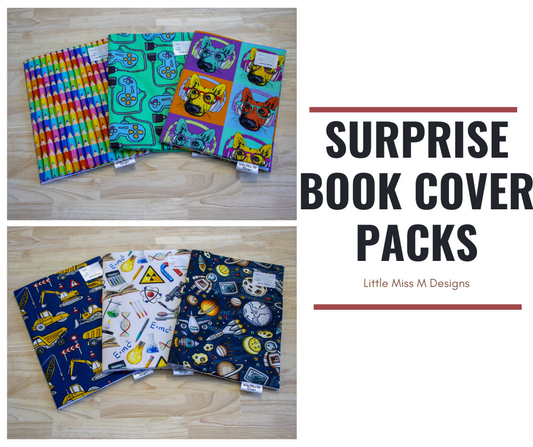 Pack of 3 Surprise Book Covers